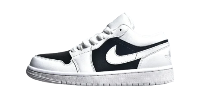 Air Jordan AJ1 Low Joe 1 black and white low top culture basketball shoes man and women