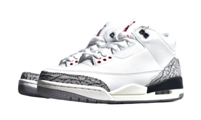 Air Jordan AJ3 Retro old white cement famous LW man and women