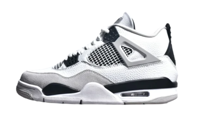 Air Jordan AJ4 Joe 4 small white cement man and women